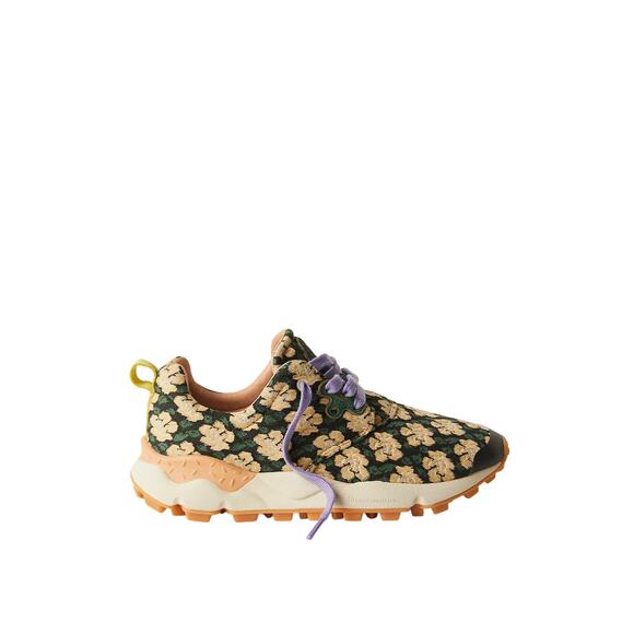 Free People 'Pampas' Green Textile Sneakers Size 6.5 - Picture 1 of 6